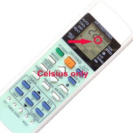 Generic Replacement Air Conditioner Remote Control for Panasonic A75c2998