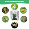 Eunika 18 Pcs Round Plant Protector from Animals, 6 Pack