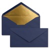 Envelopes size DIN Long, gummed, wet seal, Gold / Silver