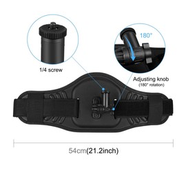 Selfie Stick Waist Belt Selfie Stick for Insta360 X3/ONE X2/ONE X/ONE RS/ONE R/Gopro 10 9 8 7 6 Waist Belt Mount Strap Adjustable Selfie Stick