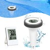 Pool Thermometer Floating, Solar Energy, Easy Read with Indoor Temperature,