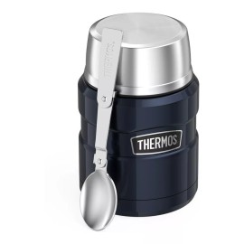 Thermos Taza Inoxidable Para Alimentos Con Cuchara Plegable Thermos
