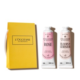 L'Occitane Cherry & Rose Perfumed Hand Cream Duo / 체리 & 로즈 퍼퓸드 핸드 크림 듀오