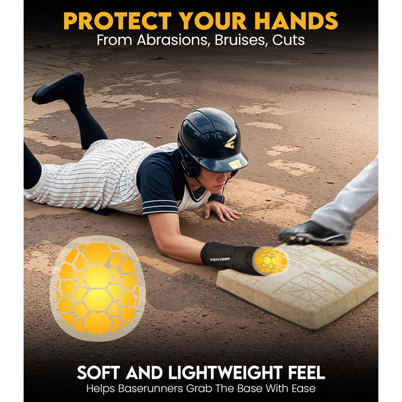 Penveer Baseball Sliding Mitt Youth & Adult, Sliding Glove for