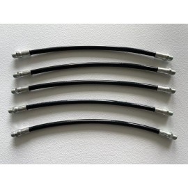 Huyett 5x Grease Hose - Standard Duty - 12 inch, 3000 PSI, 1/8" NPT Huyett H82012