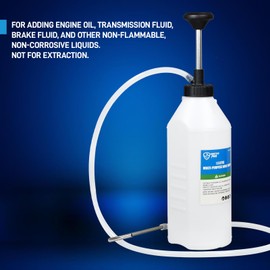 SMOTIVEPRO 1.585 Quart / 1.5 Liter Multi-Purpose Oil Transfer Pump, Transmission Fluid Pump for Precise Fluid Dispensing in Tight Spaces of Tools, Equipment, and Vehicles