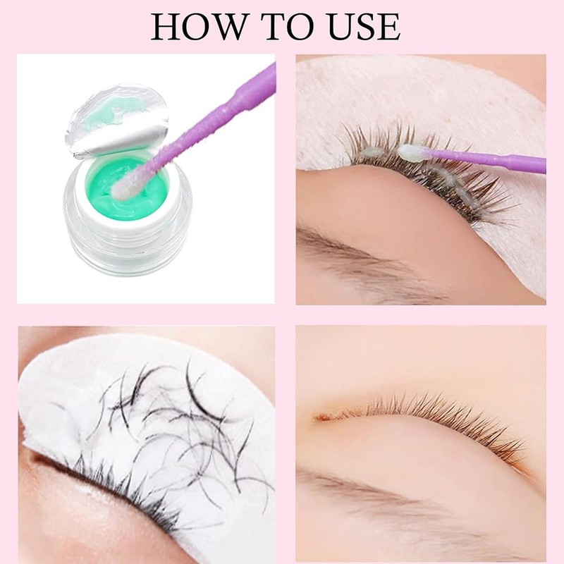 Eyelash Extension Remover Cream - Lash Extensions Remover Cream, Aloe