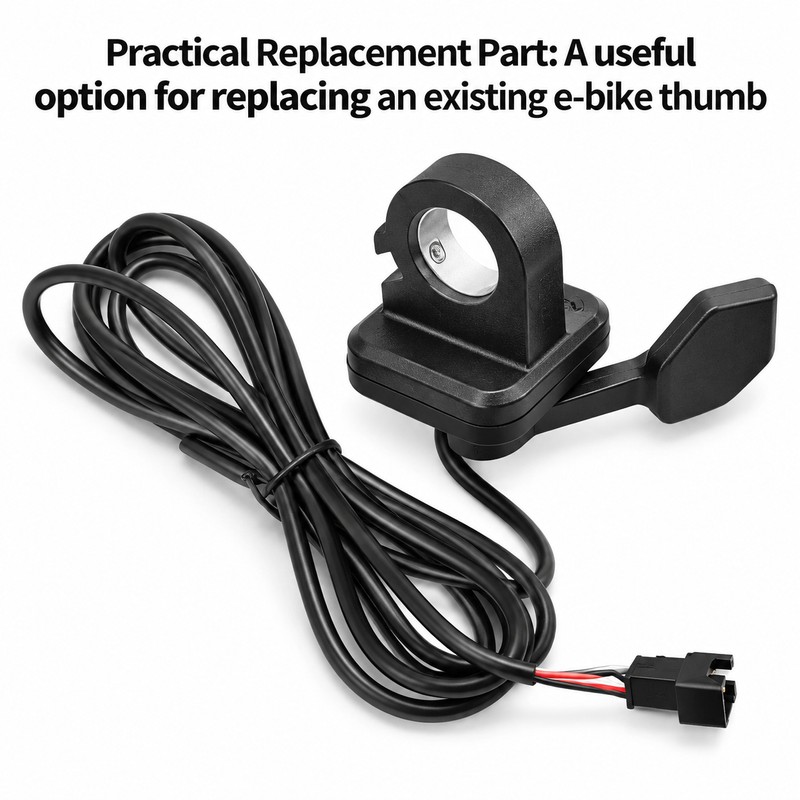 108X E-Bike Thumb Throttle for Electric Bike Control – Left