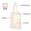 IMFAA Tote 100% Natural Cotton Canvas Reusable Shoulder/Hand Shopping Bags.