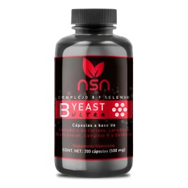 B Yeast Ultra | Complejo B Con Selenio | B1 B2 B3 B5 B6 B12