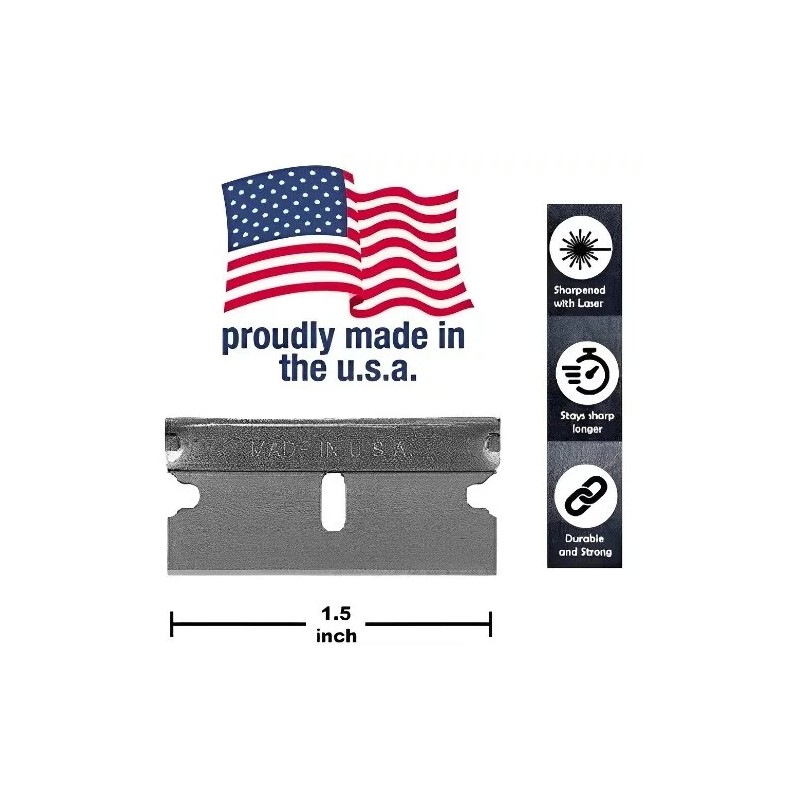 Razor Blades Single Edge Extra Sharp Super Strong Made in