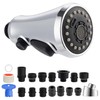 Hibbent Pull Down Kitchen Faucet Head Replacement, 3-Function Kitchen Faucet