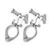 2pcs Steel Boat Hinged Upper Jaw Slide Marine Hardware Fittings