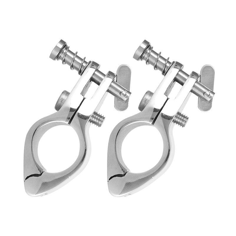 2pcs Steel Boat Hinged Upper Jaw Slide Marine Hardware Fittings