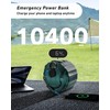 DUKUSEEK Tent Ceiling Fans for Camping, 10400mAH Large Capacity Portable