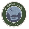 Redfish Lake, Idaho Crescent Moon Embroidered DIY Iron or Sew-on