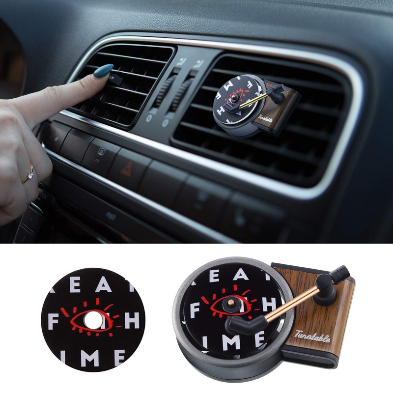 20 Pieces Car Air Freshener Record Player Air Fragrance Diffusers