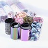 DANNEASY 10 Rolls Flower Nail Art Foil Transfer, Floral Spring