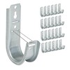 ICC 2-Inch Wall Mount J-Hook – 25-Pack, Cable Support Hooks