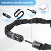 Oture Bike Lock Heavy Duty 5-Digit Resettable Anti-Theft Bicycle Chain