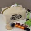 'Vintage Automobile' Canvas Wash Bag/Makeup Case (CS00044299)