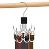 Niuoppy 360°Swivel Belt Hanger for Wardrobe, Belt Hangers for Men,