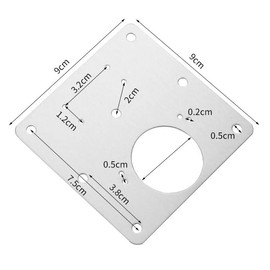 Hinge Repair Plate,10PCS Cabinet Hinge Repair Plate with Screws, Stainless Steel Hinges Repair Plates Brackets with Holes, Kitchen Cupboard Door Hinge Repair Brackets