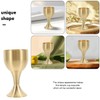 HOLIDYOYO Decorative Buddhism Cup Offering Metal Goblet for Home Temple