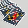 Lantern Press Maryland, Crab Flag (52 Playing Cards, Poker Size