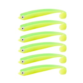 ZANDERKANT - Fishing Lure - Rubber Fish - Kauli - 2 Packs of 3 - Reactor - 12 cm - Gripper 3/0 - Floating