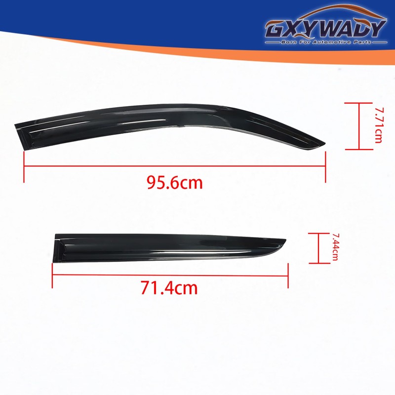 Side Window Visors Deflectors Rain Guard Replacement for C-HR CHR