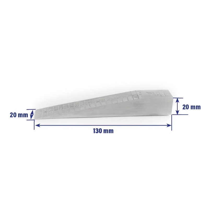 Karl Dahm Screed Measuring Wedge Made of Solid Aluminium -