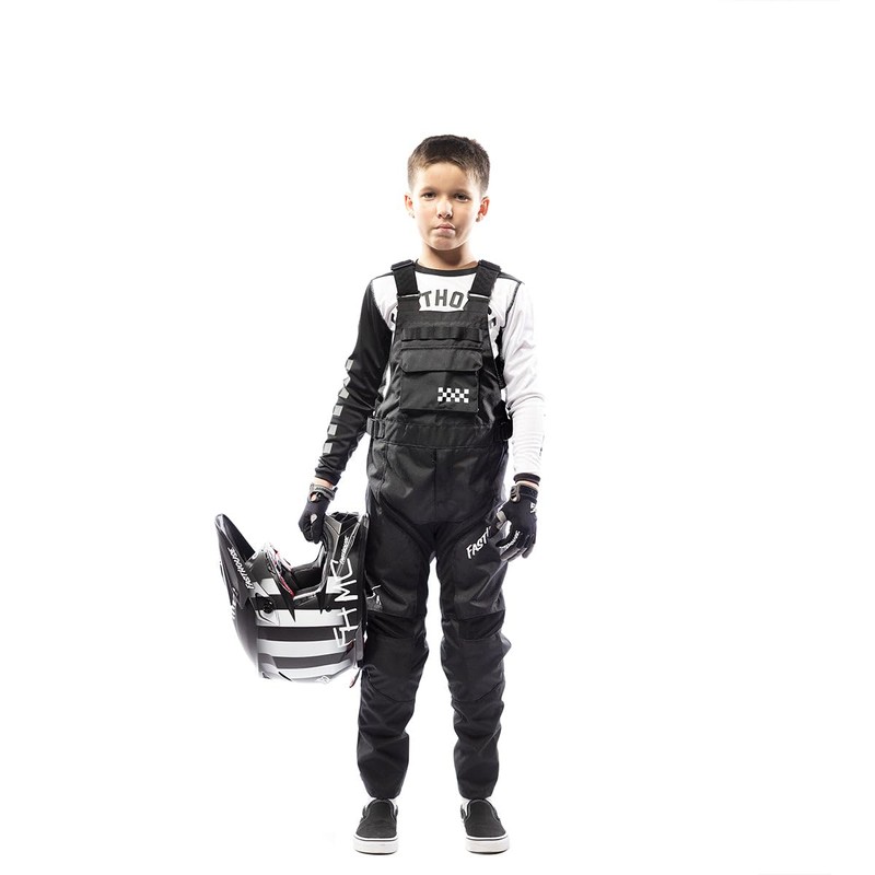 FASTHOUSE Youth Carbon Motorall (Black, Y22)