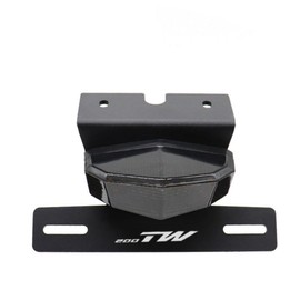 Tail Tidy Kit for TW200 TW 200 1989-2024 Fender Eliminator Kit equipped License Plate Holder Integrated LED Tail Light, Brake & Turn Signal Blinker (Smoke)