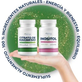 Citrato Magnesio Inositol 500mg 100 Cáps Por Frasco Sabor