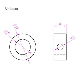 Befenybay 10 Pcs Lock Collar 10mm Shaft Lock Collar T10 Lead Screw Lock Ring for CNC Parts (10mm-Silver)