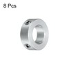 uxcell 8pcs Set Screw Collars 14mm Bore, Aluminum Shaft Collars,