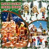GW Box 8 Pcs Christmas Village People Figurines