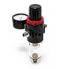 Spare Part Airbrush Compressor Pressure Regulator & Filter with Gauge and Water Separator Gauge