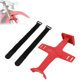 USTPO Universal Motorcycle Fork Saver,11.2 Inches Fork Support Brace Suspension Guard Protector with 2 Straps for Dirt Pit Bike Motocross Enduro Supermoto Red