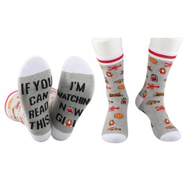 POFULL TV Show Inspired Gift Moonwalking Girl TV Sitcom Gift Novelty Socks For Fans