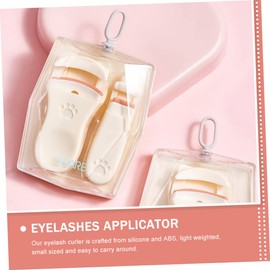 Minkissy 2pcs Eyelash Curlers Travel-friendly Eyelash Curlers for Curled Lashes Professional Makeup Tool for Occasions and Material Easy to Use and Portable