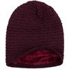 Compagno Winter Warm Lined Honeycomb Beanie Hat Mottled One Size
