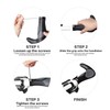 VOANZO MTB Bicycle Handlebar Grips, Ergonomic Designed Integrated Bike Horn