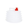 Trespass Squeezebox, Clear, Faltbarer Wasserkanister 6 Liter, Weiß