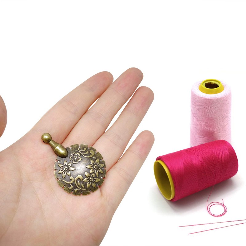Honbay Yarn Cutter Pendants Metal Thread Cutter Pendant Round Shape