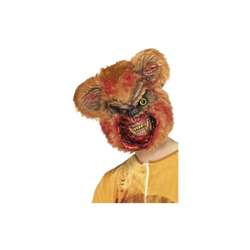 Smiffys 46992 Zombie Teddy Bear Mask (One Size)