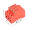 DC Surge Protector 3P DC Voltage Surge Arrester Photovoltaic Lightning