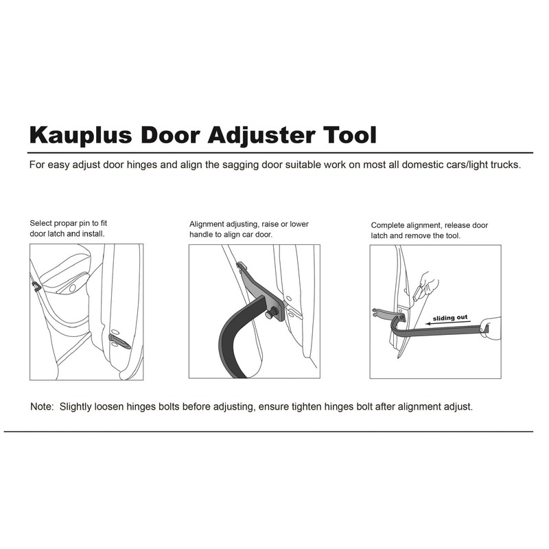 kauplus Car Door Adjuster, Hinges Adjustment Tool…