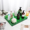 Large Acrylic Serving Tray Decorative Ottoman Coffee Table Tray with